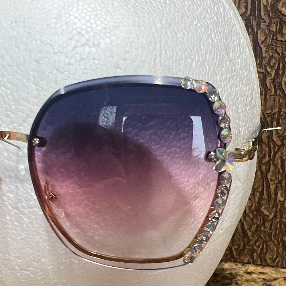 Chic Gradient Sunglasses With Crystal Details Jl … - image 3